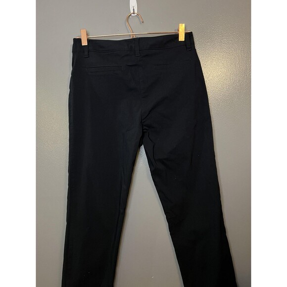 Zac & Rachel Pants Womens 8 Black Straight Leg Stretch Dress Career Work Office - Picture 4 of 7